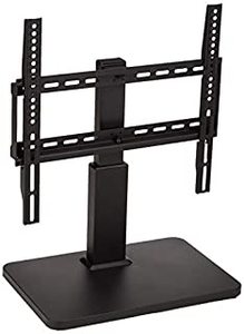 lot 72701 image: Amazon Basics Swivel Pedestal TV Mount for 32-65 inch TVs up to 55 lbs, Height Adjustable 14-19 Inches, max VISA 400x400 (B07N4GL2LW)