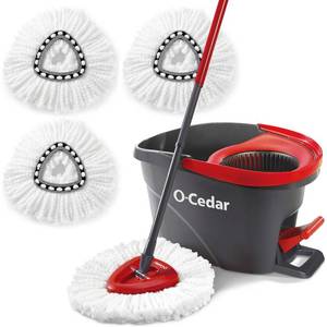 lot 59342 image: O-Cedar EasyWring Spin Mop and Bucket System
