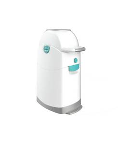 lot 59366 image: Creative Baby Tidy Diaper Pail, White  (Retails $50)