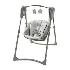 lot 60659 image: Graco Slim Spaces Compact Baby Swing, Reign