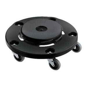 lot 60678 image: Rubbermaid Commercial Products Trash Can Dolly, Black