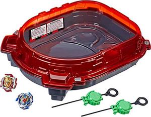 lot 60680 image: Beyblade Burst Turbo Slingshock Rail Rush Battle Set
