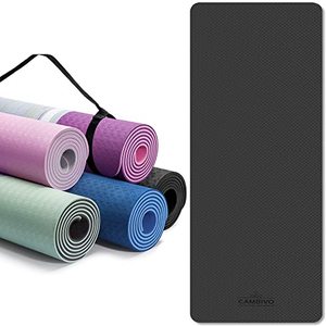 lot 60684 image: CAMBIVO Extra Thick Yoga Mat, Grey