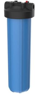 lot 60689 image: Pentair Pentek Big Blue Whole House Heavy Duty Water Filter Housing, Black and Blue  (20)