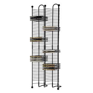 lot 60859 image: Atlantic Nestable 100 CD Tower, Gunmetal Finish