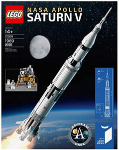 lot 60878 image: LEGO NASA Apollo Saturn V Building Set  (Item# 21309)  (1969pcs)  (Retails $178)