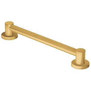 lot 60899 image: Moen Align Safety Stainless Steel Modern Bathroom Grab Bar, Brushed Gold  (18)
