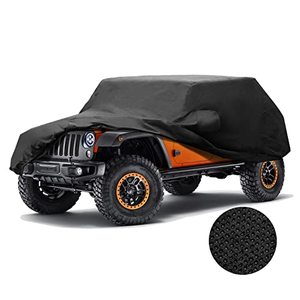 lot 60906 image: Jeep Wrangler 4 Door Custom Waterproof Car Cover, Black
