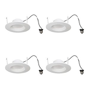 lot 60930 image: SYLVANIA 56 LED Recessed Lighting, Soft White  (4 Pack)