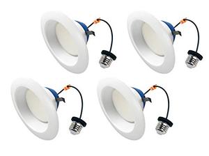 lot 61336 image: Cree Lighting LED Retrofit Downlight, Soft White ( 4 Pack)  (See Description)