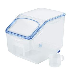 lot 61351 image: LocknLock Easy Essentials Food Pantry Storage With Flip-Top Lids, Clear