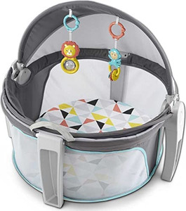 lot 61795 image: Fisher-Price Portable Bassinet, Windmill