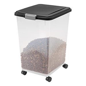 lot 61831 image: IRIS USA Airtight Container, Black  (69qt)