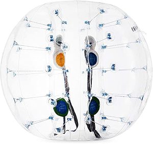 lot 61838 image: Happybuy Inflatable Bubble Soccer Ball, Clear  (4)