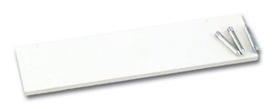 lot 61845 image: Champion Sports Official Size Pitchers Plate with Metal Spikes, White  (24 x 6 x 1)