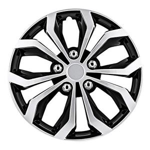 lot 62274 image: Pilot Automotive Spyder Performance Wheel Cover, Black and Silver (16)  (Pack of 4)  (See Description)