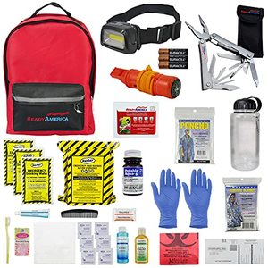 lot 62279 image: Ready America 72 Hour Deluxe Emergency Kit, 1-Person 3-Day Backpack  (See Description)