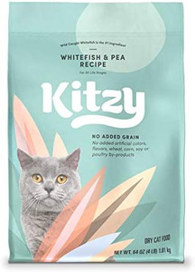 lot 4706 image: Kitzy. Grain Free Dry Cat Food (TurkeyWhitefish & Pea Recipe)