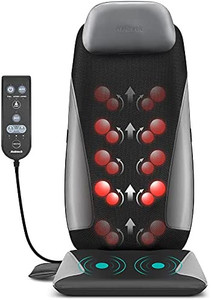 lot 4720 image: Retail 89.99 Nekteck Shiatsu Neck & Back Massager with Heat, Deep Tissue Kneading Massage Chair