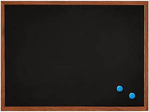 lot 4724 image: Besso Wood Framed Chalkboard - Premium 18 x 22 Magnetic Chalkboard