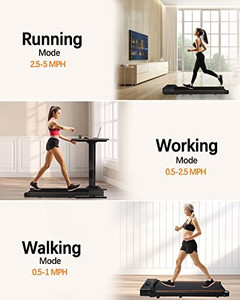 lot 4732 image: Retail $263.00 TODO Under Desk Treadmill Electric Portable Walkstation Installation Free for Home Office