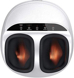 lot 4743 image: Retail $129.99 RENPHO Foot Massager Machine with Heat, Shiatsu Deep Kneading, Multi-Level Settings