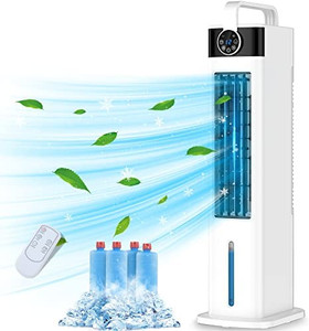 lot 4749 image: Retail $117.99 Portable Air Conditioners - 3-in-1 Evaporative Air Cooler & Tower Fan w3 Speeds