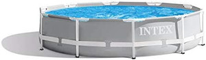 lot 5703 image: $$100 RETAIL--INTEX 26700EH 10ft x 30in Prism Frame Pool