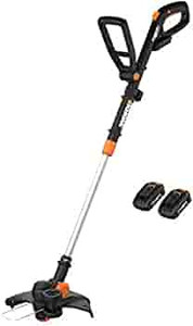 lot 5771 image: $$119 RETAIL--WORX WG170.3 20V Power Share GT Revolution 4.0Ah 12 Cordless String Trimmer (Batteries & Charger Included)