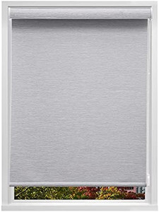 lot 5773 image: LOT OF 2--Custom MYshade Roller Window Shades Blackout, Roller Shades for Windows Corded,Electric Sun Blocking Privacy Protection Fabric Roller Blinds for Home or Office Easy to Install