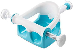 lot 5777 image: Summer My Bath Seat (Aqua) - Baby Bathtub Seat for Sit-Up Bathing, Provides Backrest Support and Suction Cups for Stability - This Baby Bathtub is Easy to Set-Up, Remove, and Store