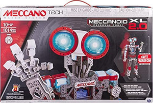 lot 5787 image: $$218 RETAIL--Erector by Meccano Meccanoid XL 2.0 Robot-Building Kit, STEM Education Toy for Ages 10 & Up (Amazon Exclusive)
