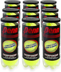 lot 5796 image: Penn Championship Extra-Duty Tennis Balls - 9 Cans, 27 Balls