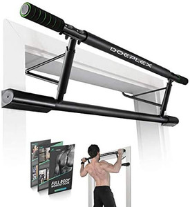 lot 6719 image: Doeplex New Upgrade Multi-Grip Pullup Bar with Smart Larger Hooks Technology - USA Original Patent, USA Designed, USA Shipped, USA Warranty