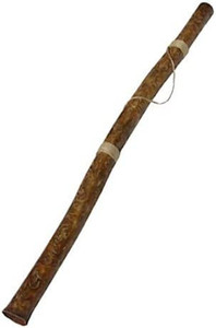 lot 6720 image: Hand Crafted Modern Didgeridoo - Beeswax Mouthpiece - Free Mouthpiece Repair Kit - Key of C Ohm - Loud - by World Percussion USA