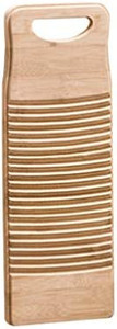 lot 6747 image: Wood bamboo washboard Washboard Practical Clothes Bamboo Washboard Anti-slip Laundry Cleaning Board Manual Clothes Washing Tool for Home School - hand wash washboard 50cm laundry washing board