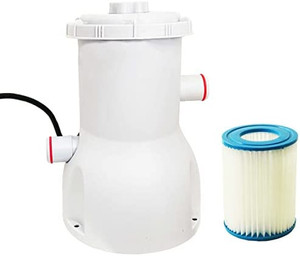 lot 6768 image: Pool Filter Pump for Above Ground Pool, 530 GPH Pump Flow Rate Cartridge Filter Pump for Easy Set Pool, Metal Frame Pool, 110-121V with GFCI