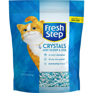 lot 6778 image: Fresh Step Crystals, Premium Cat Litter, Scented, 8 Pounds