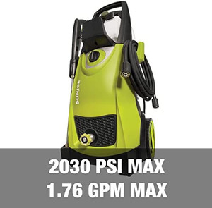 lot 6782 image: $$169 RETAIL-- Sun Joe SPX3000 2030 Max PSI 1.76 GPM 14.5 Amp Electric High Pressure Washer