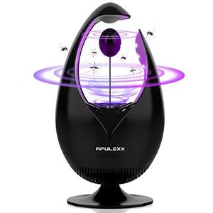 lot 131 image: Mosquito Trap, OPULEXX Fruit Fly Trap with UV Light, Electric Mosquito Killer Indoor for Moths, Drain Flies and Bug, Gnat Trap, Non-Toxic, Insect Zapper Safe for Child and Pregnant