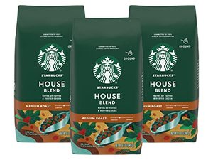 lot 147 image: 3pk Starbucks Ground Coffee, House Blend, 12 OZ