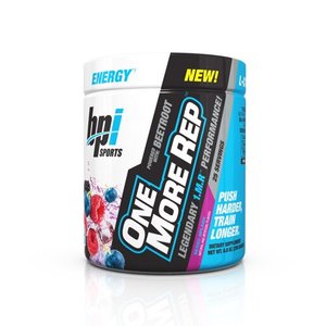 lot 181 image: BPI Sports One More Rep Pre Workout Berry Splash, 25 Servings