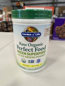 lot 187 image: Garden of Life Garden of Life Raw Organic Perfect Food Green Superfood, 14.8 oz
