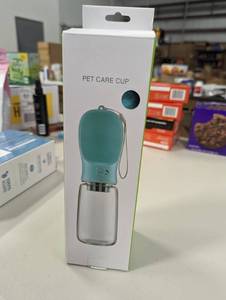 lot 223 image: Reusable Dog Water Cup, Blue