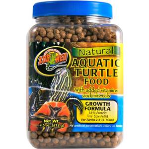 lot 228 image: Zoo Med Growth Formula Aquatic Turtle Food 13 Oz