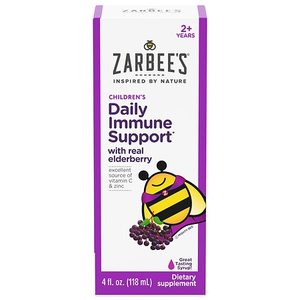 lot 237 image: Zarbees Elderberry Syrup for Kids, Daily Immune Support with Vitamin C & Zinc, Childrens Liquid Supplement, Natural Berry Flavor, 4 fl oz (B07K2V9DWD)