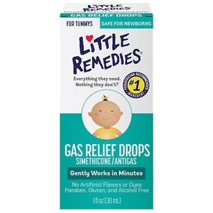 lot 244 image: Little Remedies Gas Relief Drops for Babies - Natural Berry - 1 fl oz