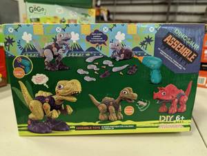 lot 296 image: Dinosaur Assembly Toys, Makes Noises