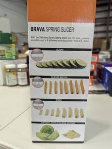 lot 309 image: Brava Spring Slicer, Mandlin Slicer, Grey
