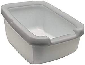 lot 625 image: Catit Litter Pan with Rim Warm Grey